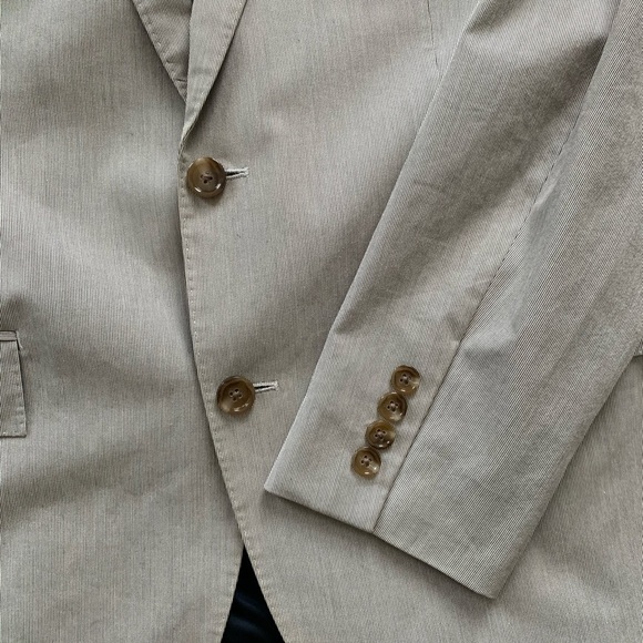 J.Crew Ludlow Cotton Striped Blazer 40L - Picture 2 of 8
